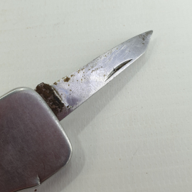 Металлический складной нож-открывалка. Картинка 5